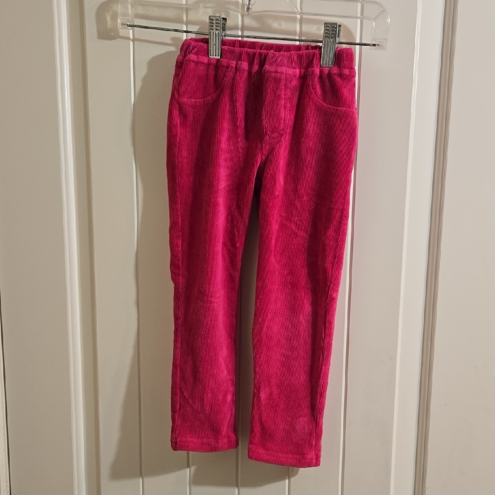 Girl Confidential Vibrant Pink Corduroy Trousers Pants Kids Children Size 4